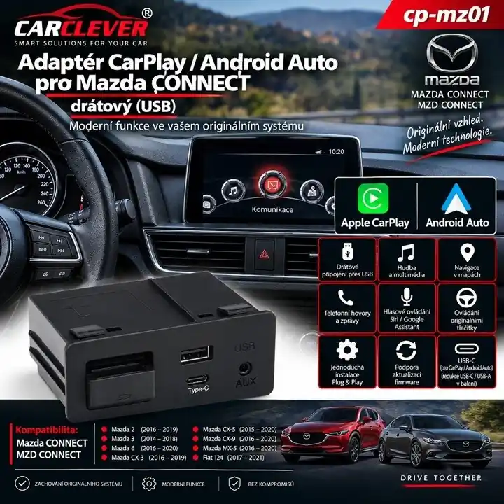 Adaptér CarPlay/Android Auto Mazda cp-mz01 - Přidat do košíku