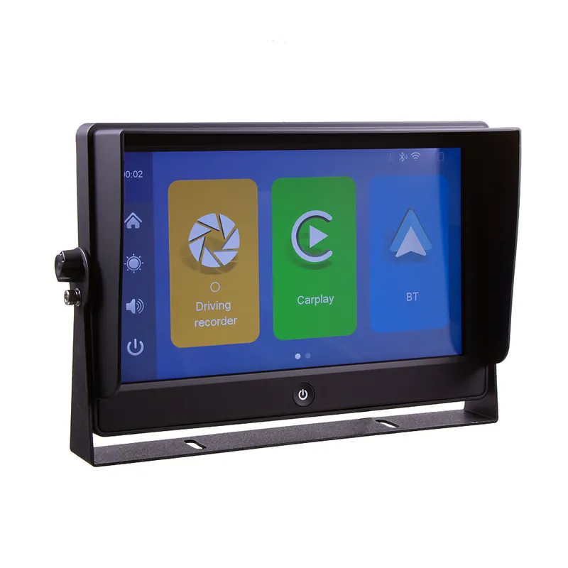 Cenový hit | AHD monitor 10" s kvadrátorem a s 4x4PIN vstupy, DVR, s Apple CarPlay, Android auto, Bluetooth sv1012qAHDDVRCA
