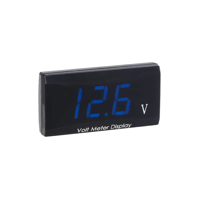 Digitální voltmetr 12V, modrý 34664 | Super cena