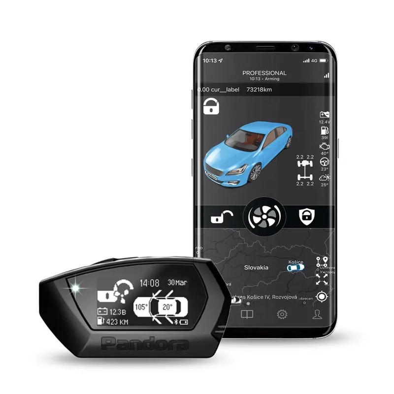GSM autoalarm s dálkovým startem Pandora PROFESSIONAL v3 - Přidat do košíku