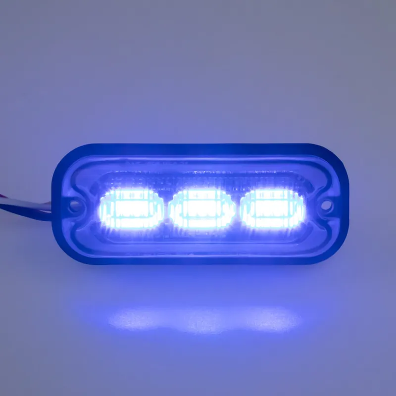 Top cena - PREDATOR 3x4W LED, 12-24V, modrý, ECE R10 br003B