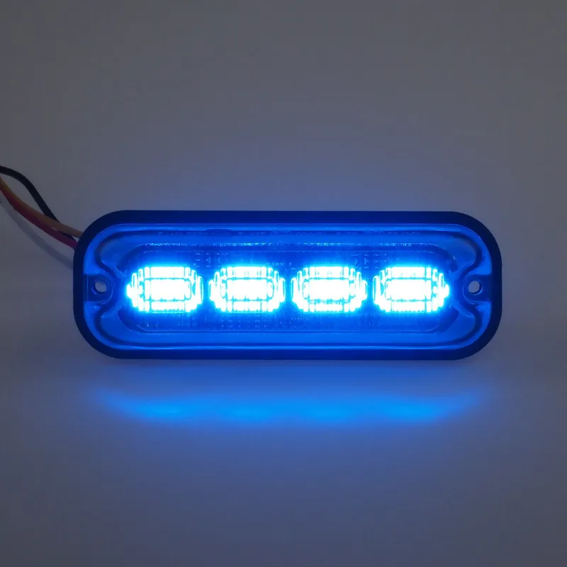 PREDATOR 4x4W LED, 12-24V, modrý, ECE R10 br004B | Prémiová kvalita