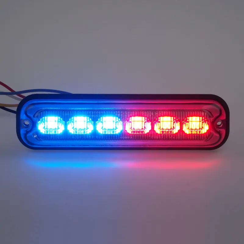 Žádaný produkt - PREDATOR 6x4W LED, 12-24V, červeno-modrý ECE R10 br006RB