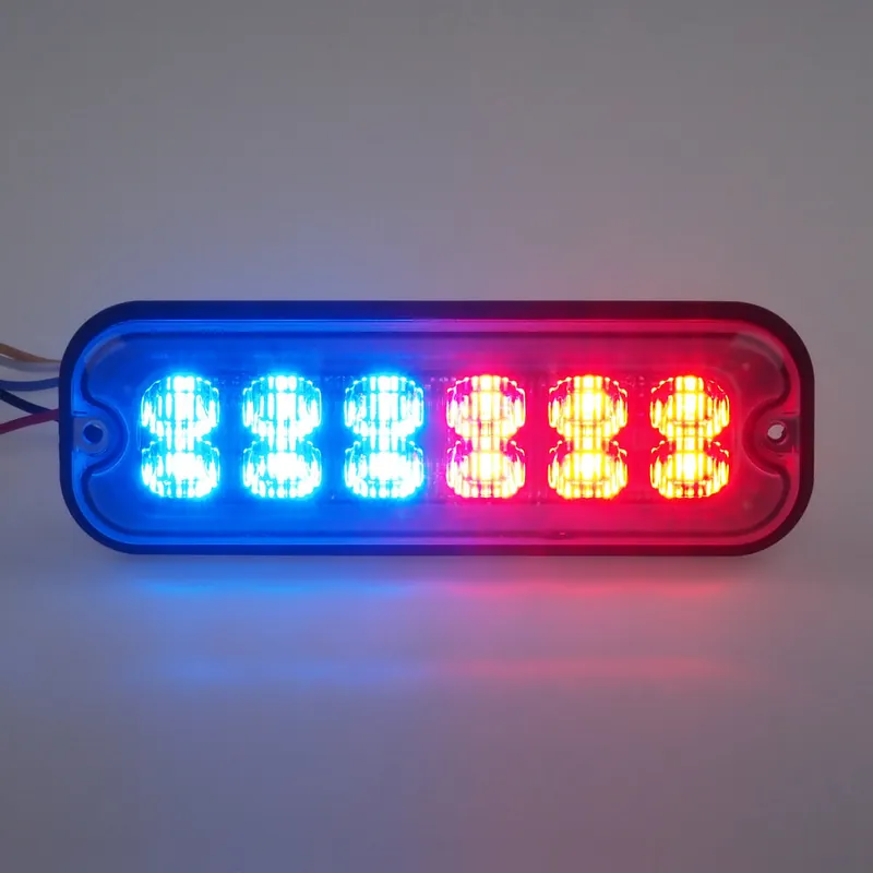 Prodejní hit - PREDATOR 12x4W LED, 12-24V, červeno-modrý, ECE R10 br012RB