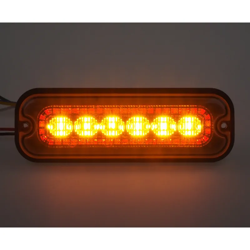 Zadní červené obrysové LED světlo s výstražným oranžovým světlem, 12-24V, ECE R65 brTRL003R - Nabídka