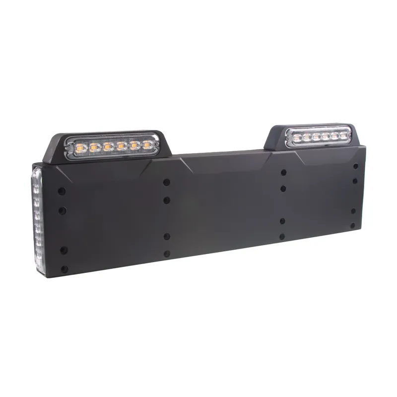 Nyní k dispozici | 4x PREDATOR 6x4W LED pod SPZ, 12-24V, oranžový, ECE R65 brRZ01A