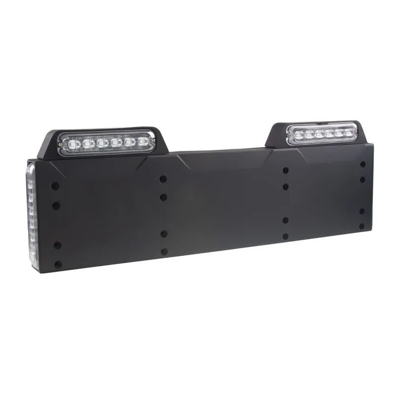 4x PREDATOR 6x4W LED pod SPZ, 12-24V, modrý, ECE R65 brRZ02B - Připraveno k expedici