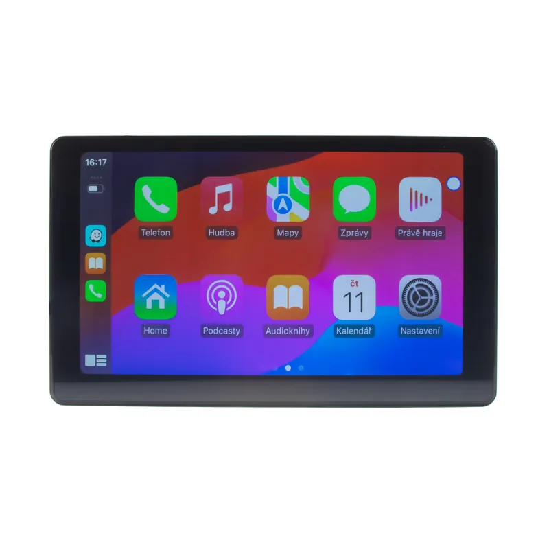 Výhodná koupě - Monitor 9" s Apple CarPlay, Android auto, Bluetooth, micro SD, kamerový vstup ds-901ca
