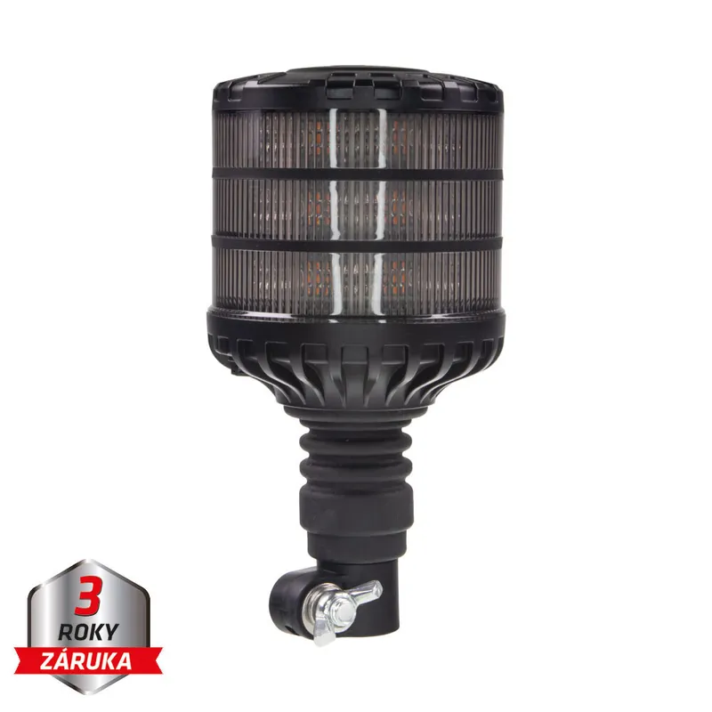 Outlet - LED maják, 12-24V, 24xLED oranžový, na držák, smoke, ECE R65 wl828SMhr