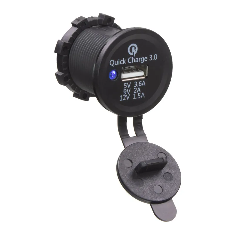 x USB zásuvka 12/24V, QC3.0 (QuickCharge) 34656 - Snadný nákup