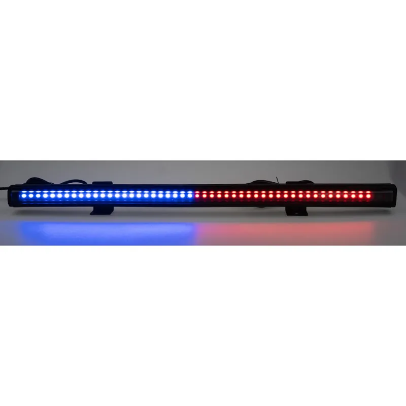 Gumové výstražné LED světlo vnější, modro-červené, 12/24V, 440mm kf016-44br - Právě v prodeji