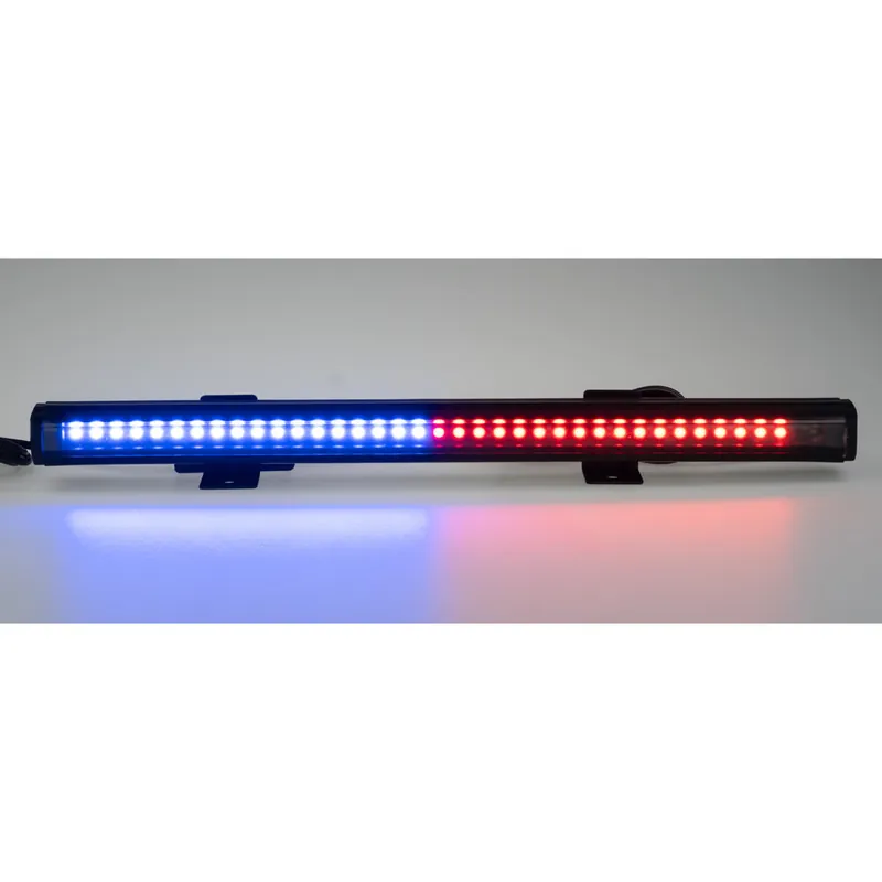 Koupit online | Gumové výstražné LED světlo vnější, modro-červené, 12/24V, 340mm kf016-34br