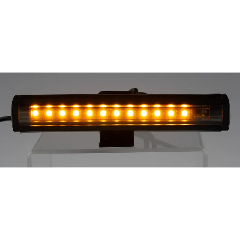 Top produkt - Gumové výstražné LED světlo vnější, oranžové, 12V, 150mm kf016-15
