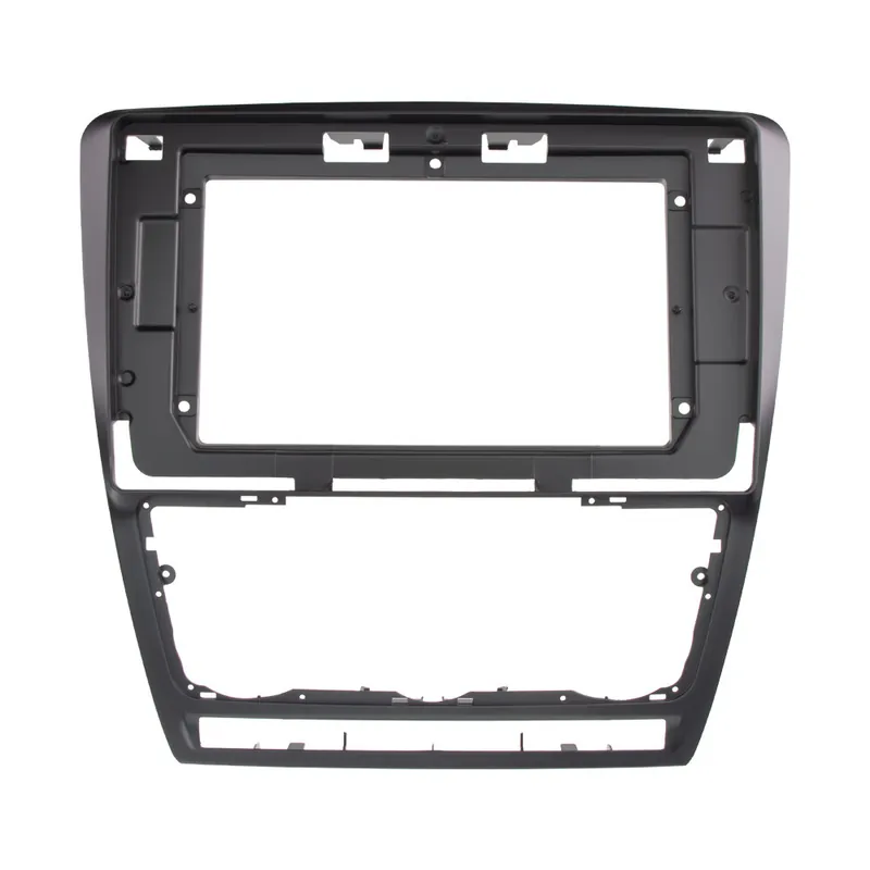 Poslední kus - Redukce pro 10" autorádio Škoda Octavia 2008-2013, černá matná 14120b