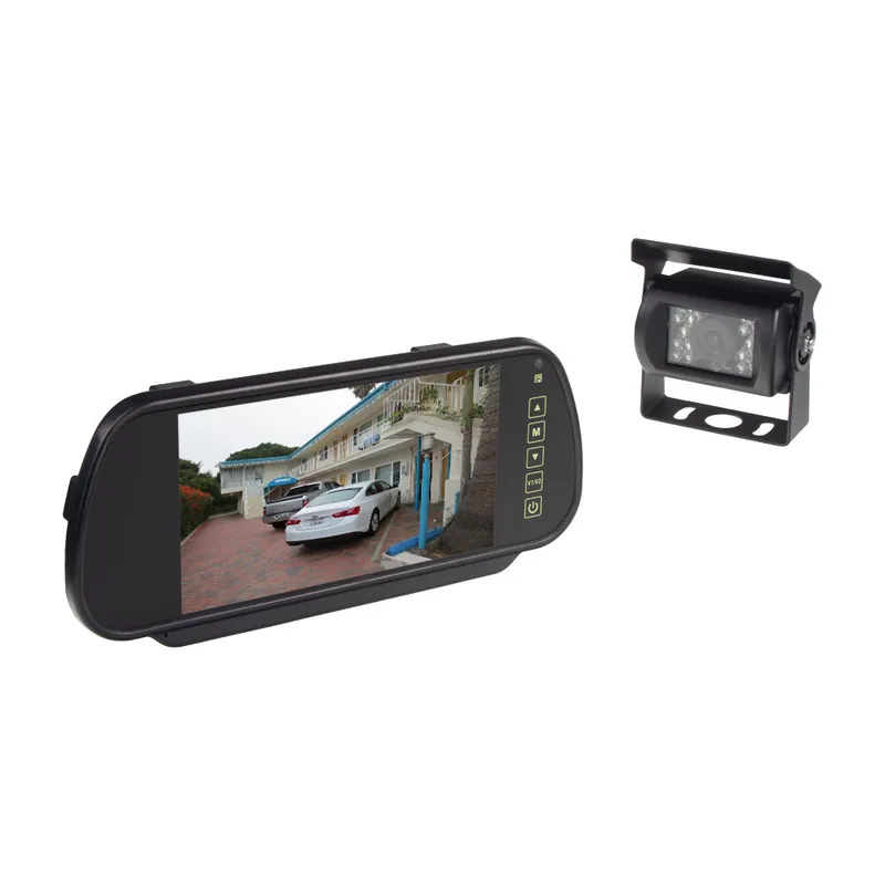 AHD kamerový set monitoru 7" na zrcátko se 2 x 4PIN + kamera + 15m kabel sv738AHDsetB | Kvalitní produkt