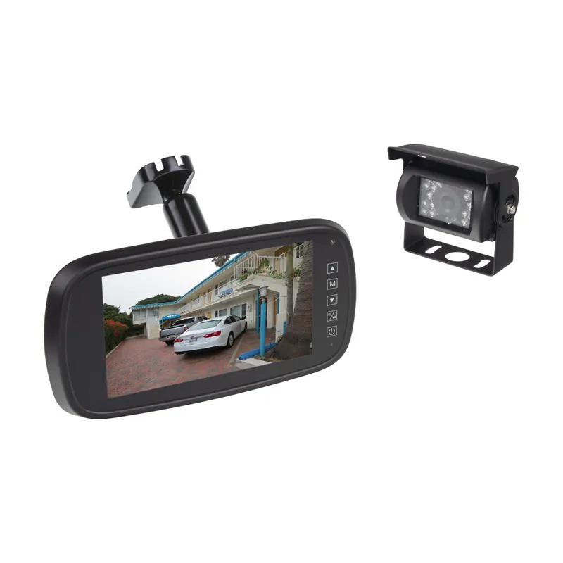 Super cena - AHD kamerový set monitoru 7" na držák zrcátka se 2 x 4PIN + kamera + 15m kabel sv737AHDsetA
