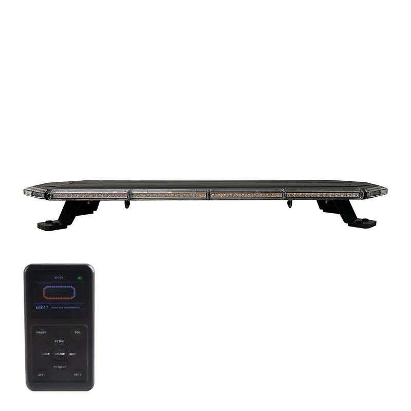 Nově k dispozici - SLIM LED rampa 770mm, oranžová, 12-24V, 36+96LED, ECE R65, bezdrátový ovladač sre5slim-770WR