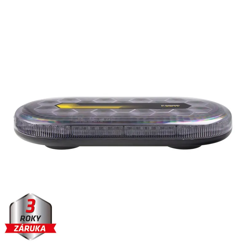 Sleva - Mini LED rampa, oranžová, 60xLED, 12-24V, 412mm, ECE R65, magnet sre2-869