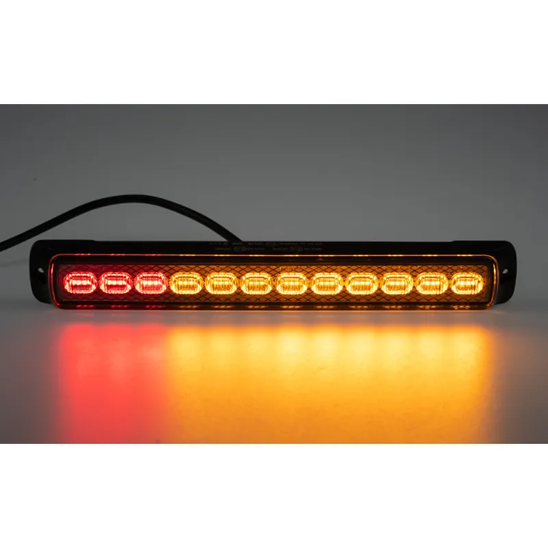 Novinka v sortimentu - LED sdružená lampa zadní s výstražným oranžovým světlem, 12-24V, ECE R65 brTRL007