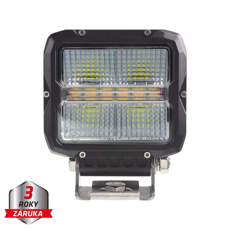 Ušetřete - LED světlo obdélníkové bílé/oranžové/poziční, 60W, 105x117mm, ECE R65 wl-463wo