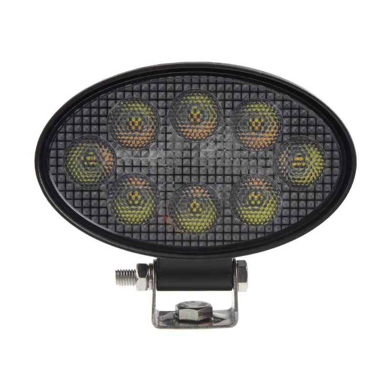 LED světlo oválné, bílé/oranžové, 8x3W/8x1W, 140mm, ECE R10 wl-722wo | Výhodná cena