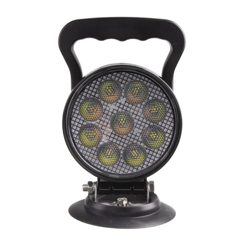 Právě v prodeji - LED světlo kulaté, bílé/oranžové, 9x3W/9x1W, ø114mm, magnet, ECE R10 wl-728wom