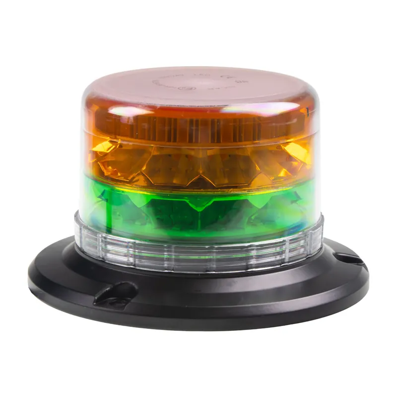 Slevy - LED maják, 12-24V, 24xLED zelený/oranžový, magnet wl813go