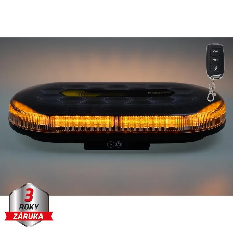 AKU LED rampa oranžová, 48xLED, magnet, 328mm, ECE R65 R10 sre2-bat865RE | Nyní k dispozici