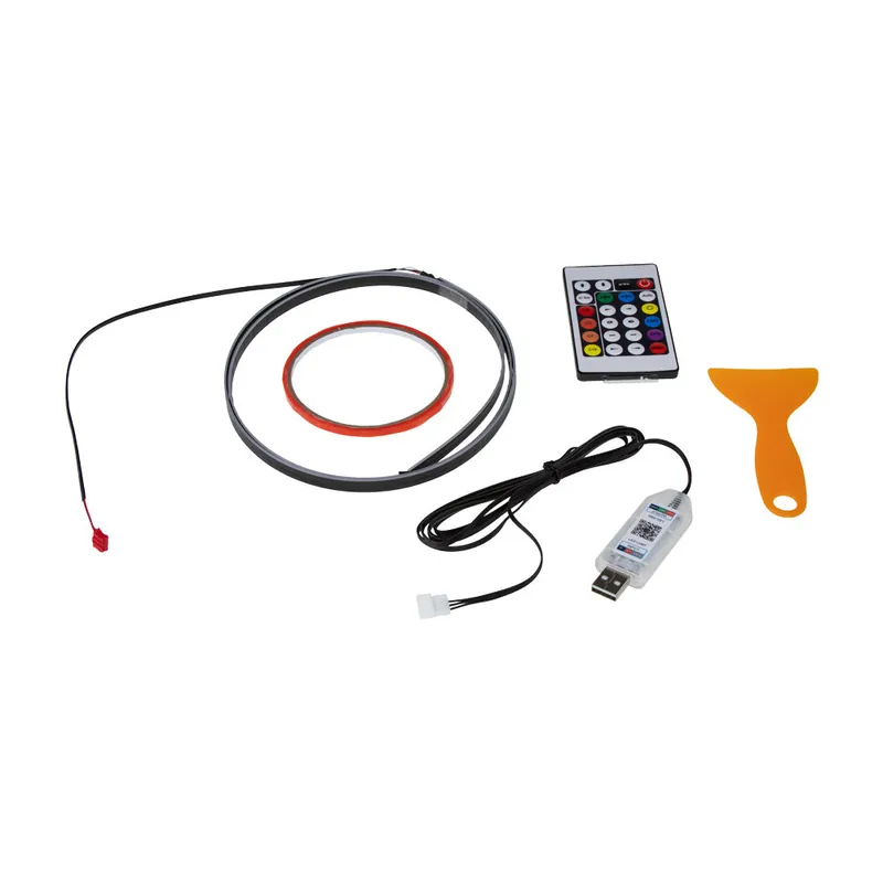 Super nabídka - LED ambientní osvětlení RGB do USB, Bluetooth, 1,1m 95RGB-SET15