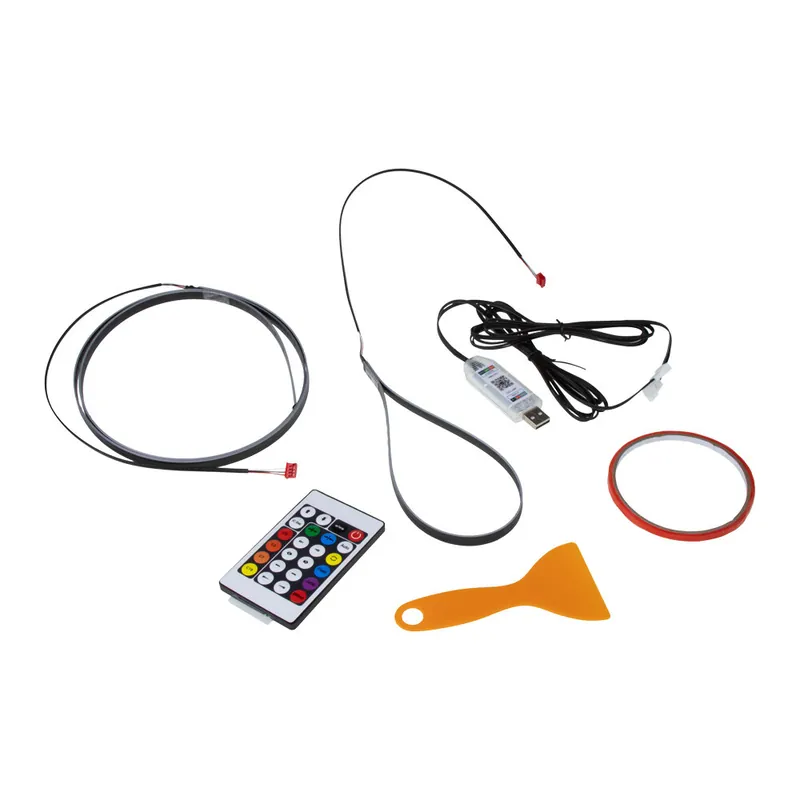 Koupit nyní - LED ambientní osvětlení RGB do USB, Bluetooth, 1,1+0,37m 95RGB-SET16
