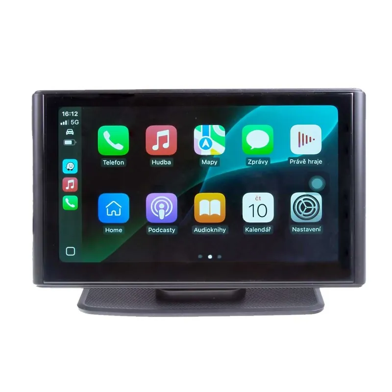 Monitor 7" s Apple CarPlay, Android auto, Bluetooth, micro SD, kamerový vstup, magnetický držák ds-704caMG - Poslední dny akce