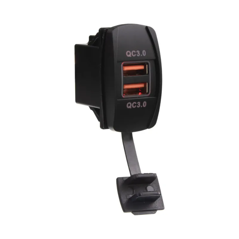 2x USB nabíječka QC3.0 , "Rocker" 12/24V, 36W 34723 - Špičkový produkt