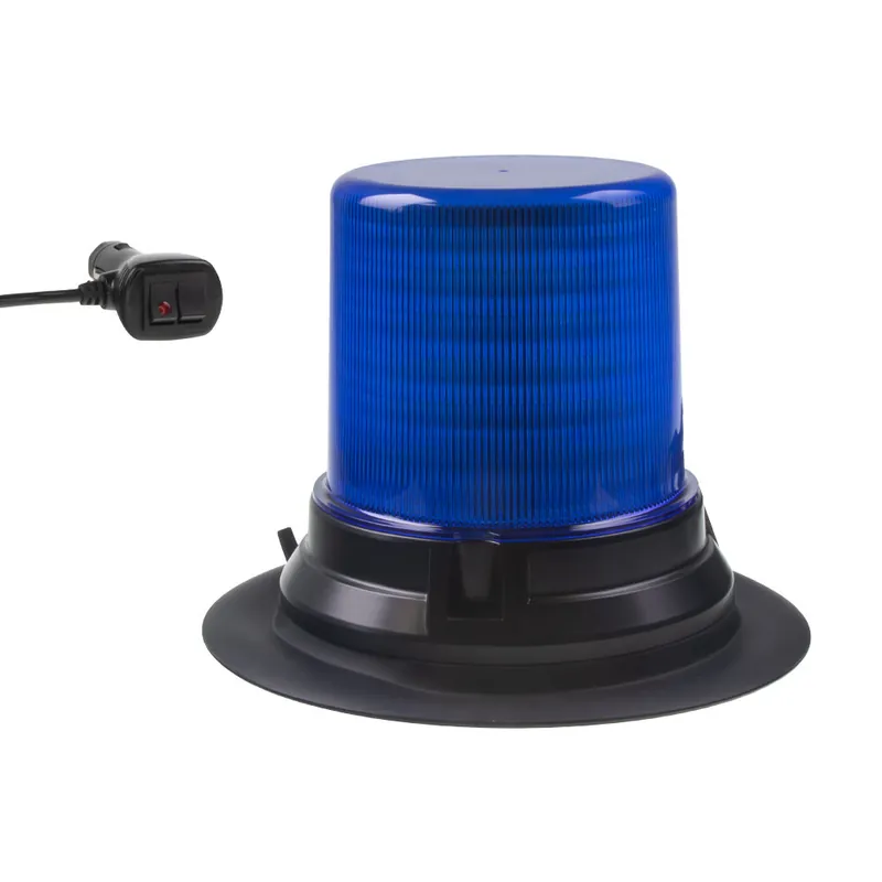 LED maják, 12-48V, 144x1W modrý, magnet, ECE R65 wl185blu | Akční nabídka