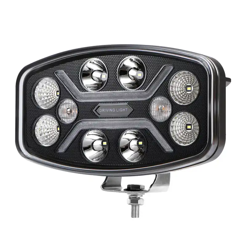 LED světlo oválné s pozičním a výstražným světlem, 80W, ECE R65, R148, R149, R10 wl-470 | Už jen pár kusů