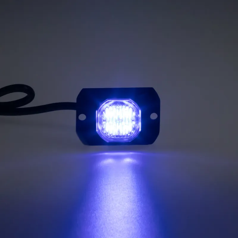Nově v sortimentu | PROFI výstražné LED světlo vnější modré, 12-24V, ECE R65 kf314b