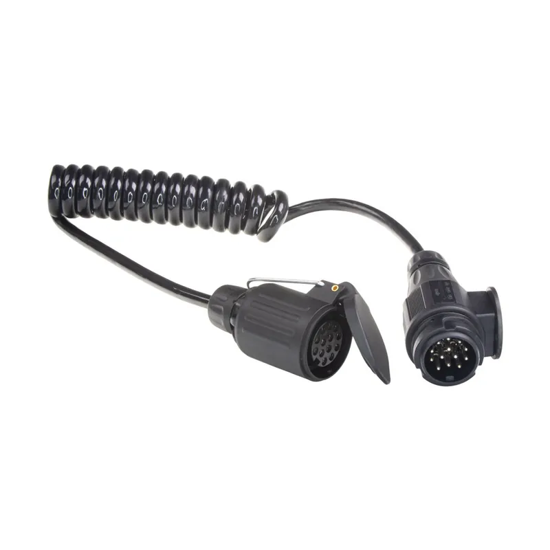 Prodlužovací kabel 2 m spirálový, 1x zástrčka, 1x zásuvka 13pin 12V trc02 | Nenechte si ujít nabídku