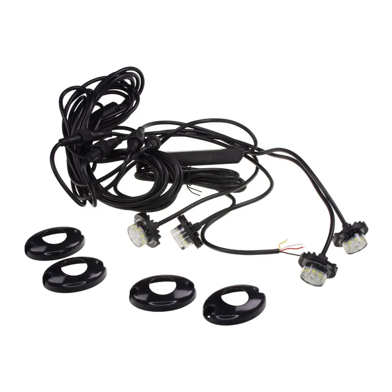4x PROFI výstražné LED světlo vnější bílé, 12-24V, ECE R10 kf315-4W - Doporučujeme