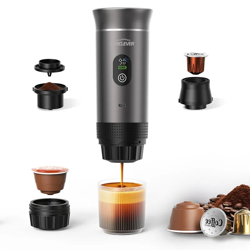 Rychlé dodání - Cestovní kávovar Carclever na espresso 3v1 35610