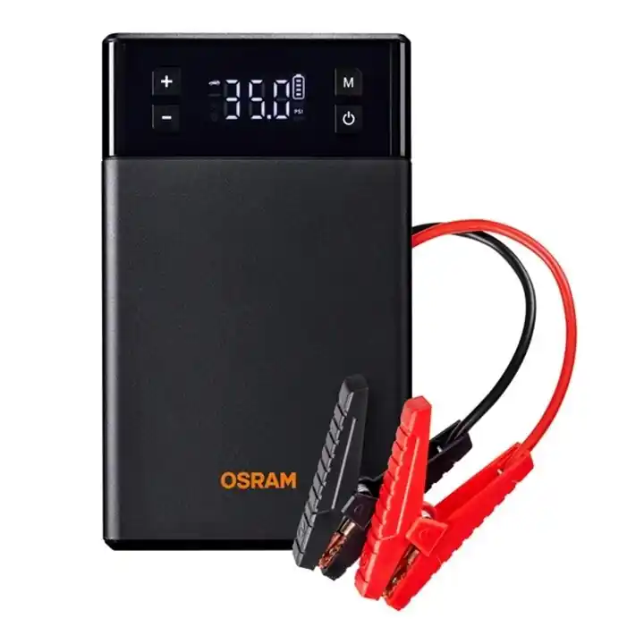 OSRAM Startovací zdroj (JumpStarter) s kompresorem, 12000mAh / 300A / 1000A, 12V OJS020TI | Akce končí brzy