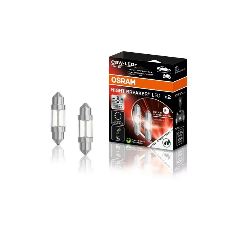 Do košíku - OSRAM C5W NIGHT BREAKER LED 12V 6418DWNB-ECE