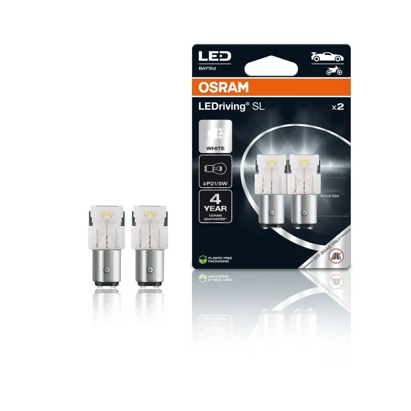OSRAM LED 12V P21/5W BAY15d bílá (2ks) Duo-blister 7528DWP-2BL | Skvělá nabídka