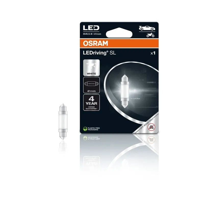 OSRAM LED 12V C5W 42mm SV8.5-8 bílá (1ks) blister 6413DWP-1BL | Snadné vrácení