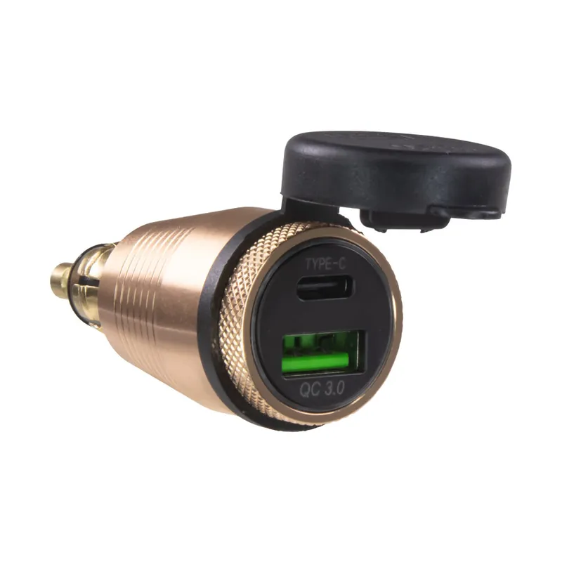 USB nabíječka QC3.0 + USB-C s DIN zástrčkou 34683 | Nejlepší cena
