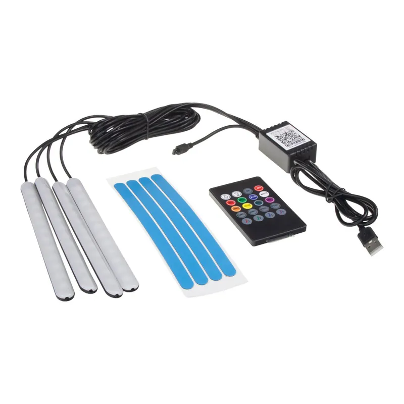 Skvělá cena | LED ambientní osvětlení RGB 5V USB, 4 pásky 95RGB-SET23usb
