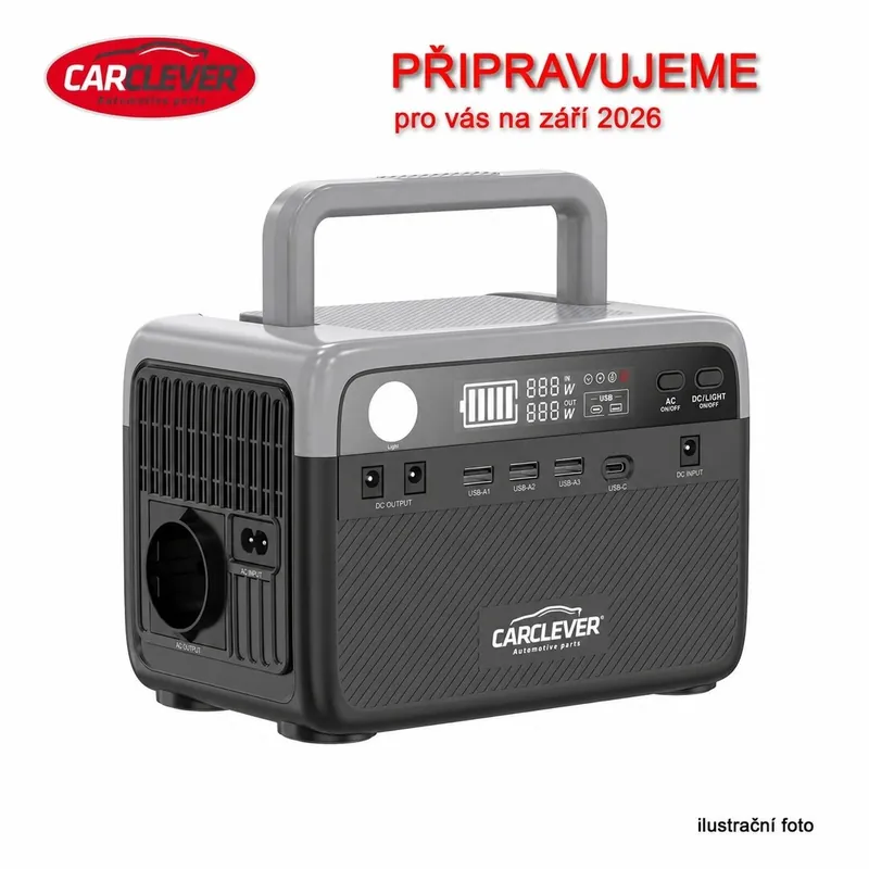 Nabíjecí stanice CARCLEVER - powerbanka, 230,4 Wh, AC-300W GPS310 | Výhodný nákup