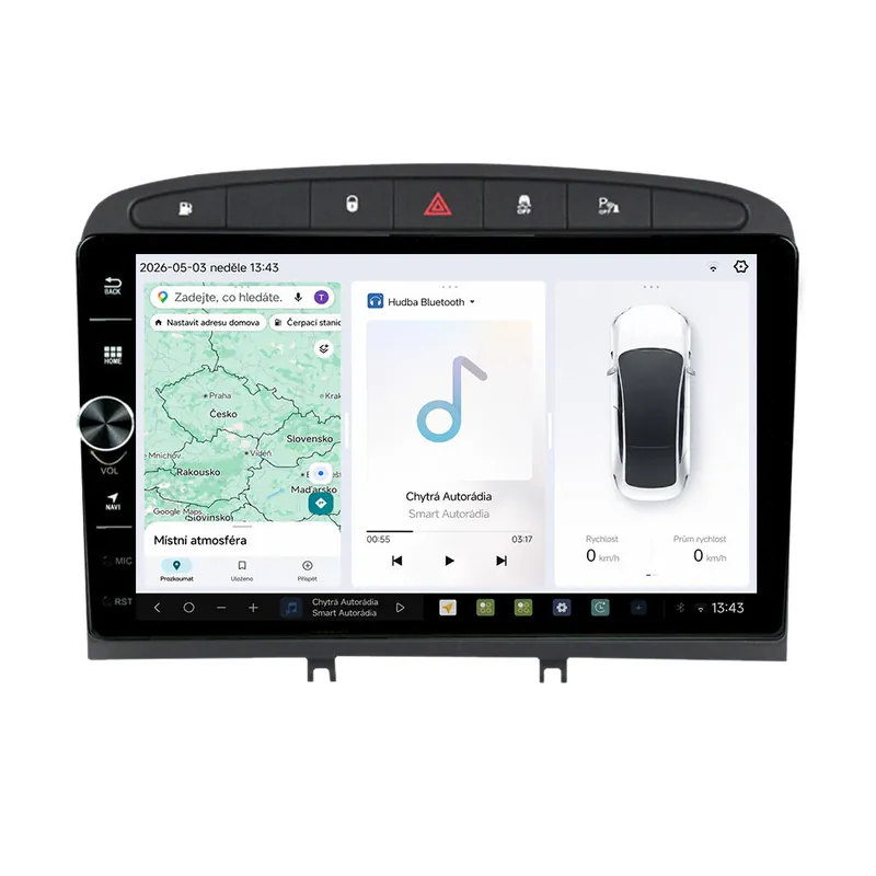 Akce | MEKEDE Autorádio 9" Android DUDU062 Peugeot 408 / 308 / RCZ / černý rámeček CHRDD5S9_KXPG40891B