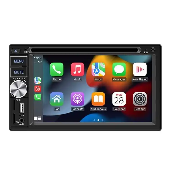 Ušetřete nyní | 2DIN autorádio s 6,2" LCD / DVD / USB / Bluetooth / CarPlay / AndroidAuto / Mirrorlink scc195cadvd