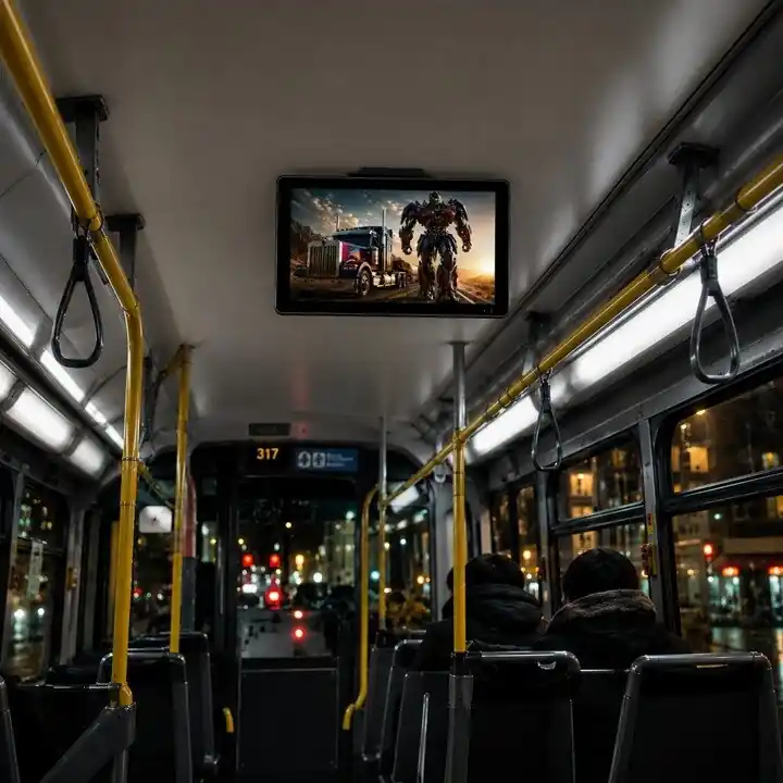 Stropní LCD monitor 21,5" s fixním držákem, 2x RCA Video + 1x HDMI, černý ds-215fixbus - Kvalitní produkt