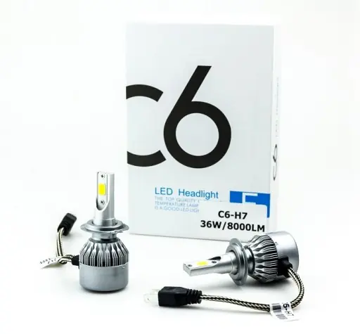 Rychlá doprava - Led H7 žárovka C6 - H7 72W 8000LM