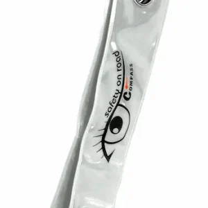 Přívěšek s karabinou reflexní S.O.R. stříbrný - Neváhejte